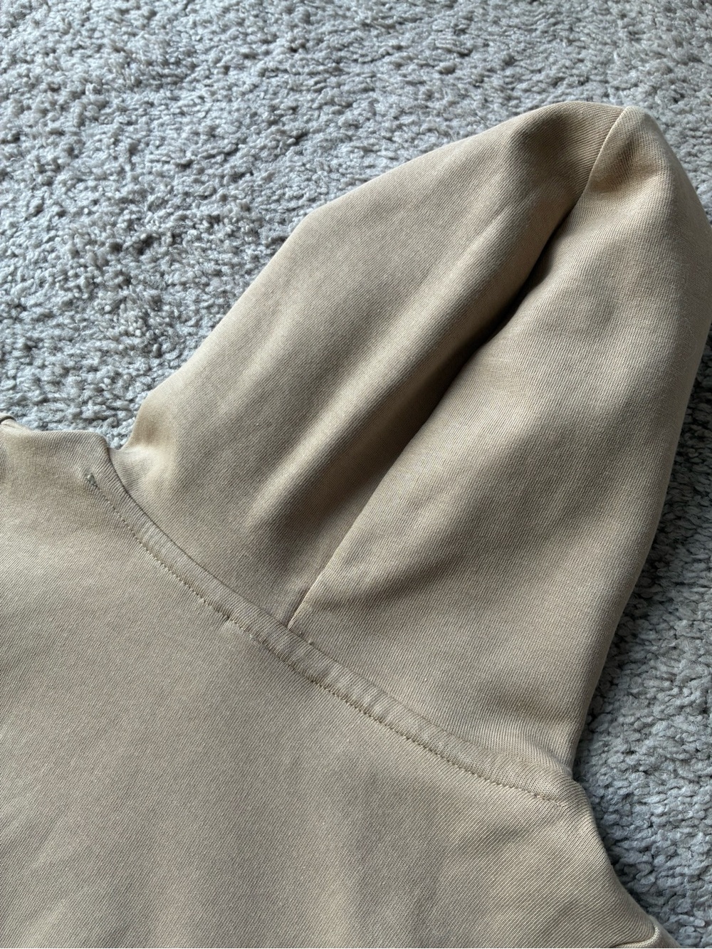 Clark & Beau Tan Hooded Pullover Sweatshirt NWT - Picture 10 of 10